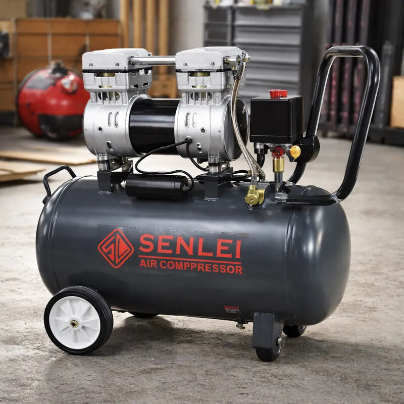 Compresor De Aire Silencioso 50l 127v 750w Senl... image number null