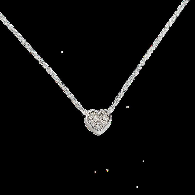Collares Mujer Coraz&oacute;n Zirconia C&uacute;bica Regalos ... image number null