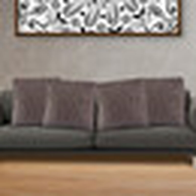 Set de 4 Cojines Dicasa ZitaOne Gris Oscuro image number null