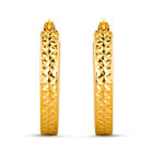 Arracadas Oro Amarillo 14k 13mm Cl&aacute;sicas