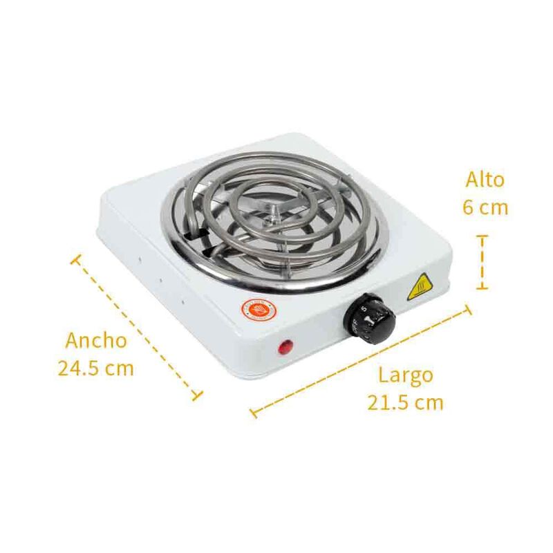 Parrilla El&eacute;ctrica 1 Quemador Mini Espiral 1,00... image number null
