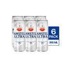 Cerveza Amstel Ultra Lata Six Pack 355 ml