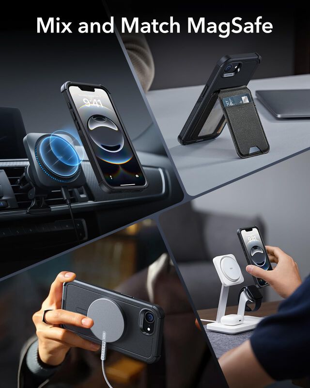 Funda Esr Para Iphone 16e Cyber Series Con Mags... image number null