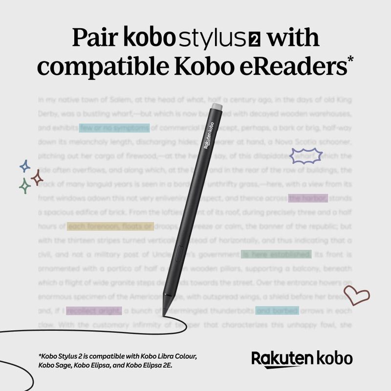 L&aacute;piz Kobo Stylus 2 Para Marcar Y Escribir Nota... image number null