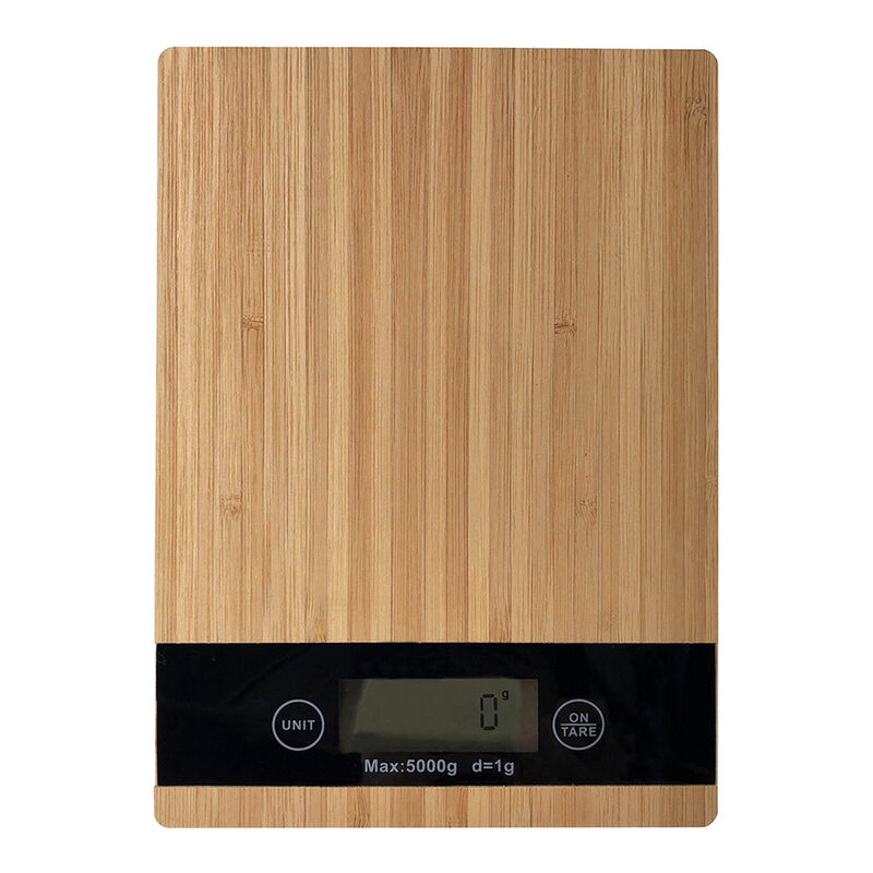 Bascula de Cocina Digital 5 Kg Bambu Rectangula... image number null