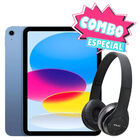 Combo Tablet Apple Ipad 2025 (A16 chip) 128Gb Azul MD4A4LL/A + Audifonos Bluetooth