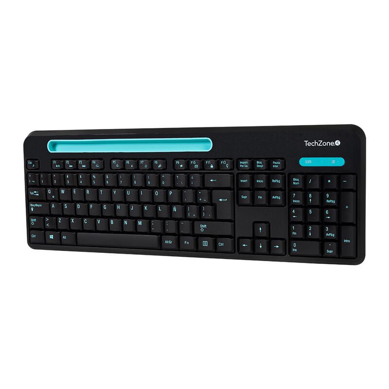TechZone Teclado y Mouse inalámbrico Plug & Pla... image number null