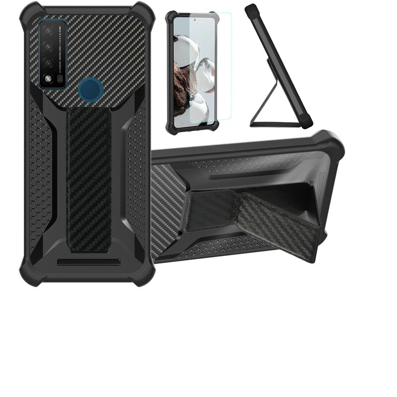 Funda H&iacute;brida Bojioderf Para Tcl 20se Con Vidri... image number null