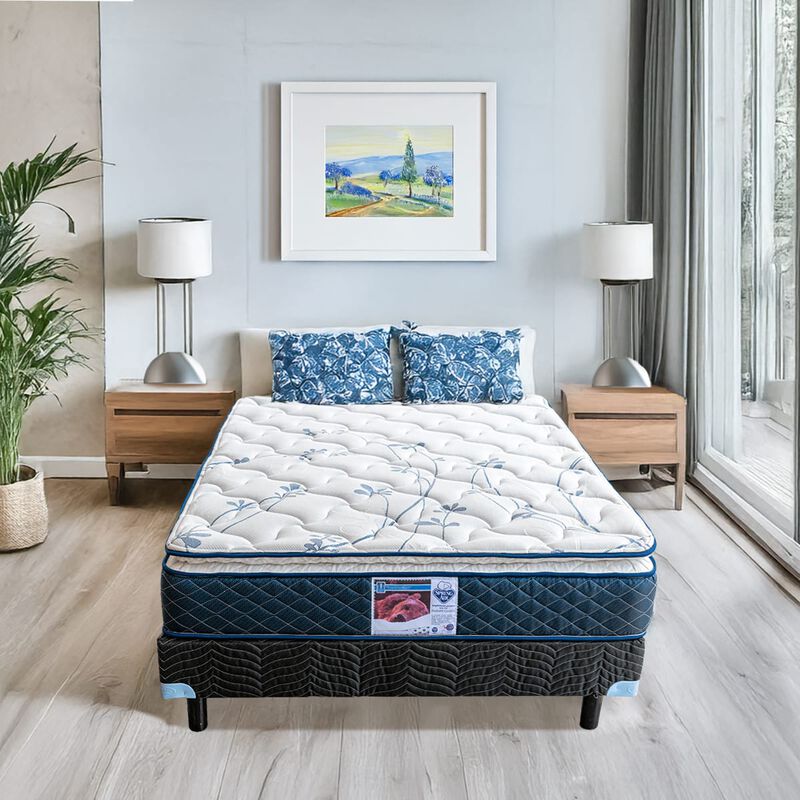 Colch&oacute;n Matrimonial Spring Air Carmin&nbsp;Firmeza M... image number null