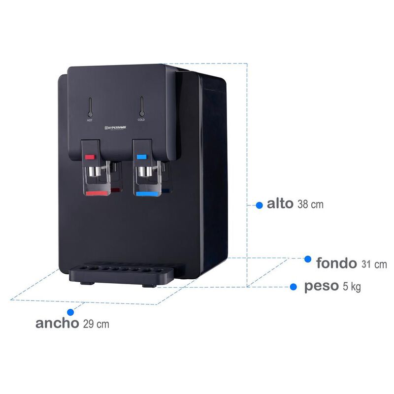 DISPENSADOR AGUA DE MESA HYPERMARK HM0053W TERM... image number null