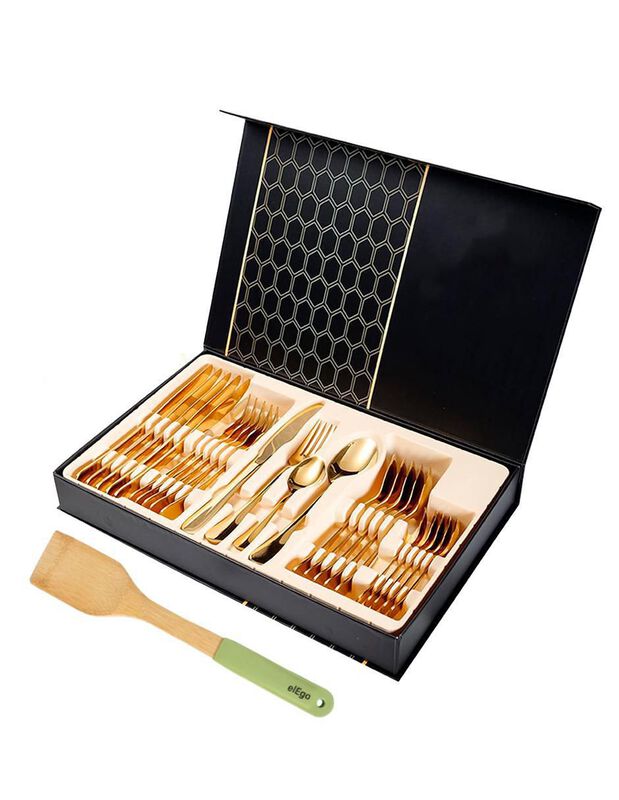 Set Cubiertos Pink Brule Foodhome De Acero Inox... image number null