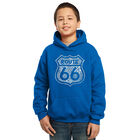Sudadera Con Capucha Word Art Para Ni&ntilde;o - Divi&eacute;rtete En La Ruta 66 - Azul Rey