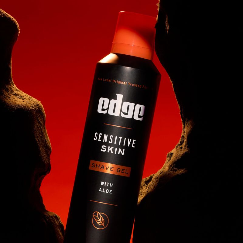 Gel De Afeitar Edge Para Hombre, Piel Sensible,... image number null