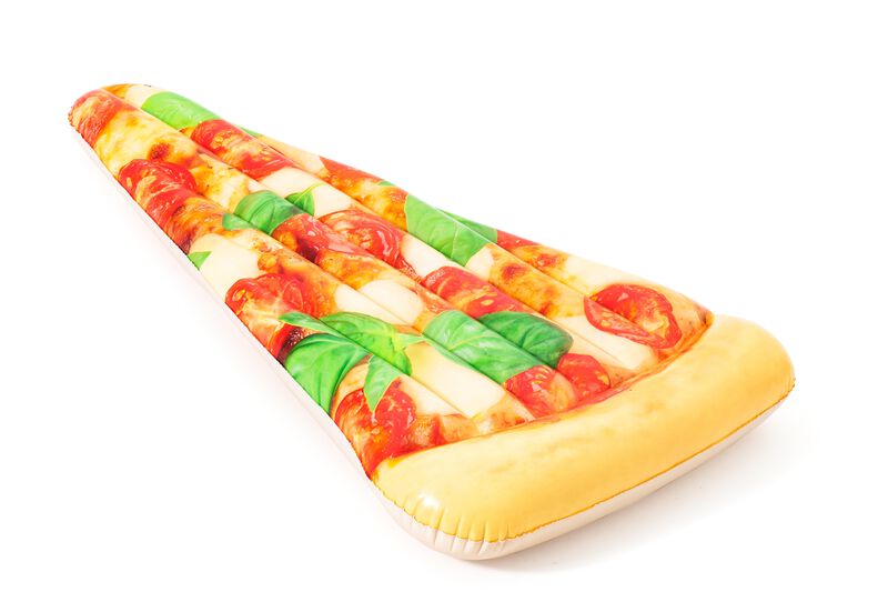 Cama inflable 1.88x1.30cm forma rebanada pizza image number null