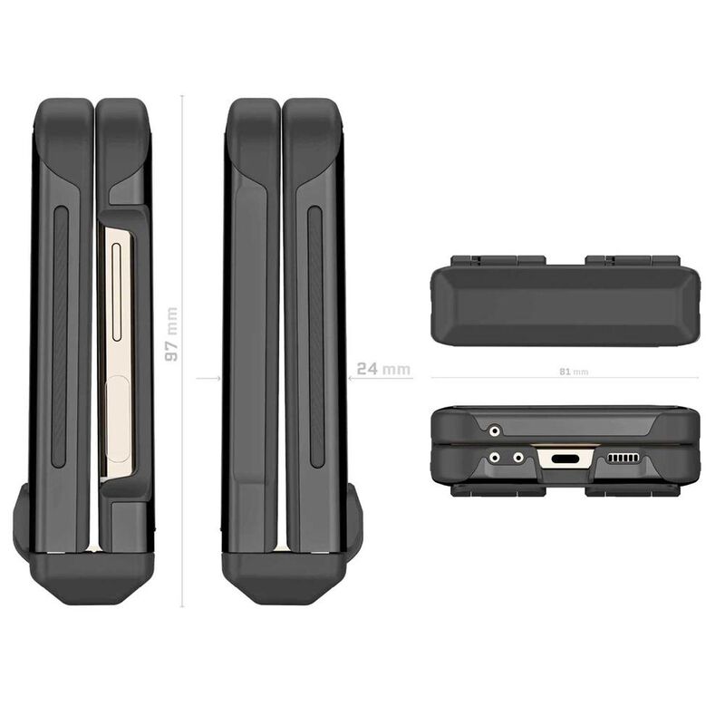 Funda GHOSTEK Atomic para Samsung Z Flip 5 Negr... image number null