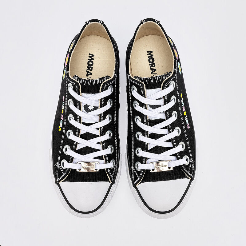 Moramora Tenis urbano para mujer negro image number null