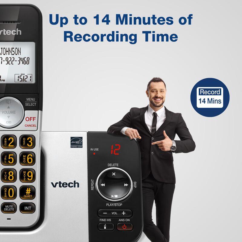 Tel&eacute;fono Inal&aacute;mbrico Vtech Vg232-1 Con Contesta... image number null