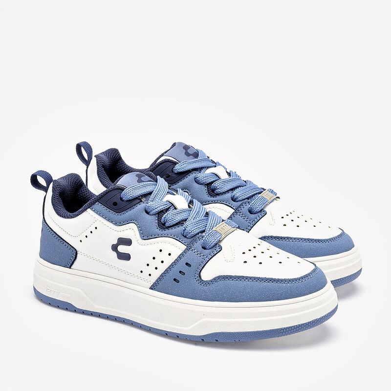 Charly tenis para mujer blanco azul cod 139624-... image number null