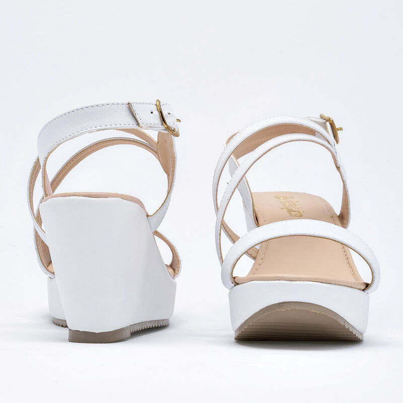 Fratta Sandalia para mujer blanco image number null