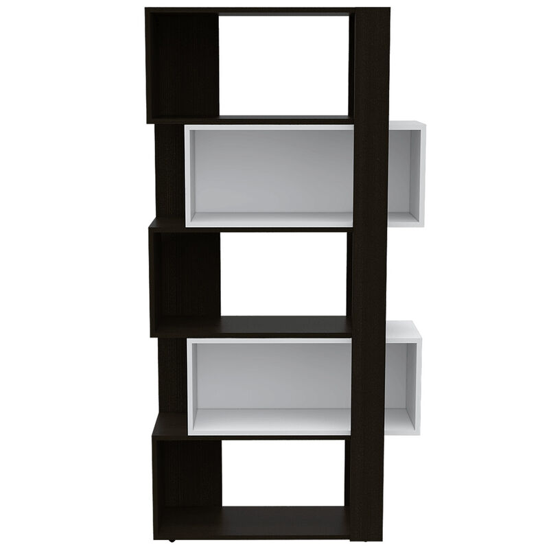 Librero Beijing Wengue y Blanco Virtual Muebles image number null