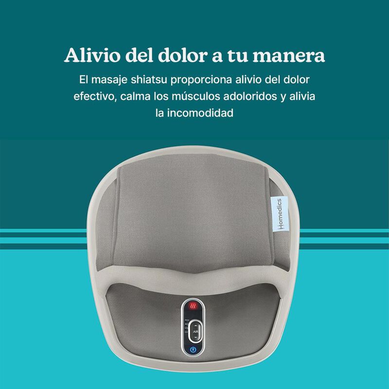 Masajeador de Pies Homedics Shiatsu con Compres... image number null