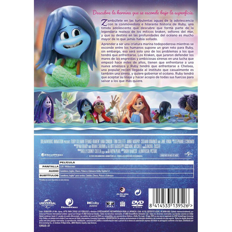 Ruby: Aventuras De Una Kraken Adolescente (dvd)... image number null