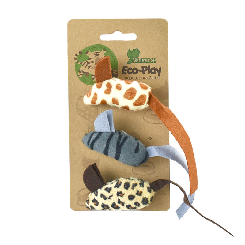 Fancy Pets Juguete Raton Ecoplay - 3 Pz image number null