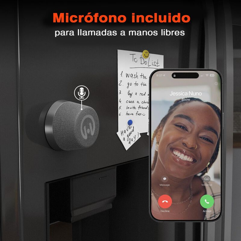 Bocina Hypergear Mini Magnetica Bluetooth Inala... image number null