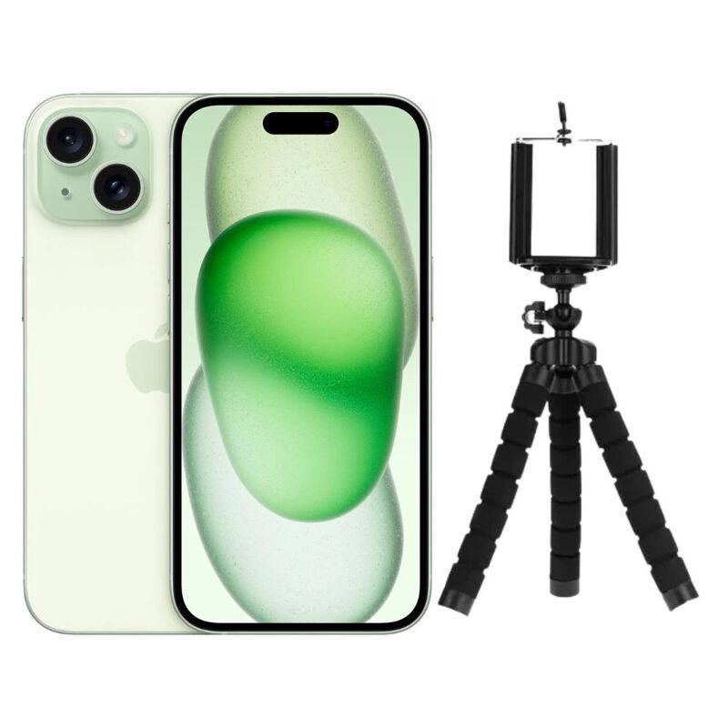 iPhone 15 128GB Verde E-SIM Reacondicionado + T... image number null