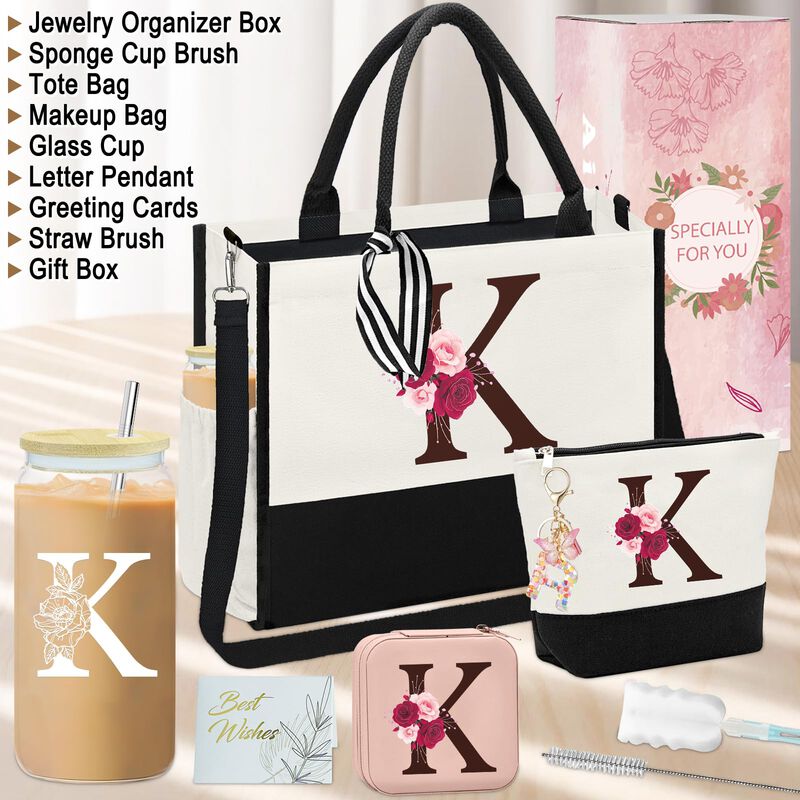 Set De Regalo Con Bolso Tote Aiheart De Lona Co... image number null