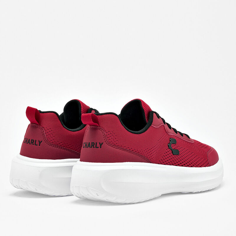Charly tenis deportivo para hombre rojo cod 139... image number null