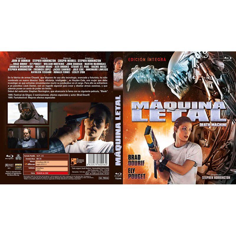 M&aacute;quina Letal Bd 1994 Death Machine [blu-ray] image number null