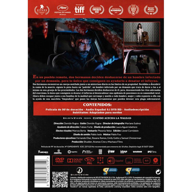Cuando Acecha La Maldad [dvd] (2023) image number null
