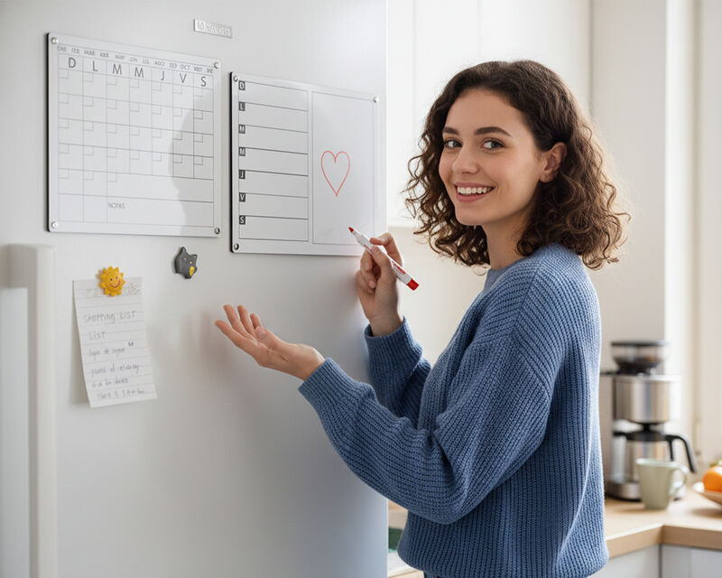 Juego de 2 Pizarrones Magn&eacute;ticos Transparentes ... image number null