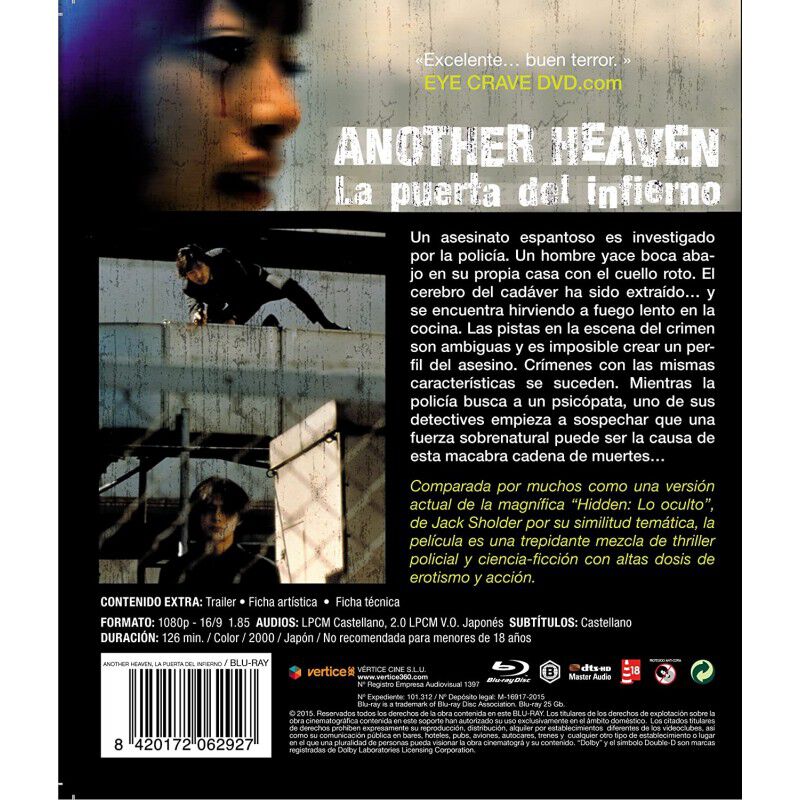 Another Heaven: La Puerta Del Infierno [blu-ray... image number null