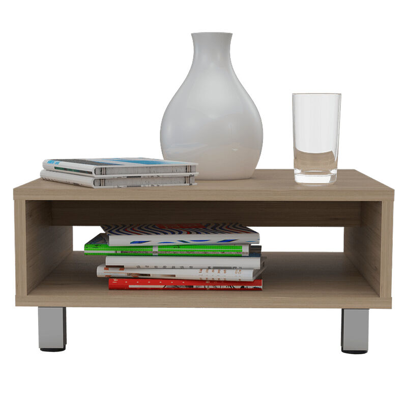 Mesa de Centro Pity, Beige, con Patas En Acero ... image number null