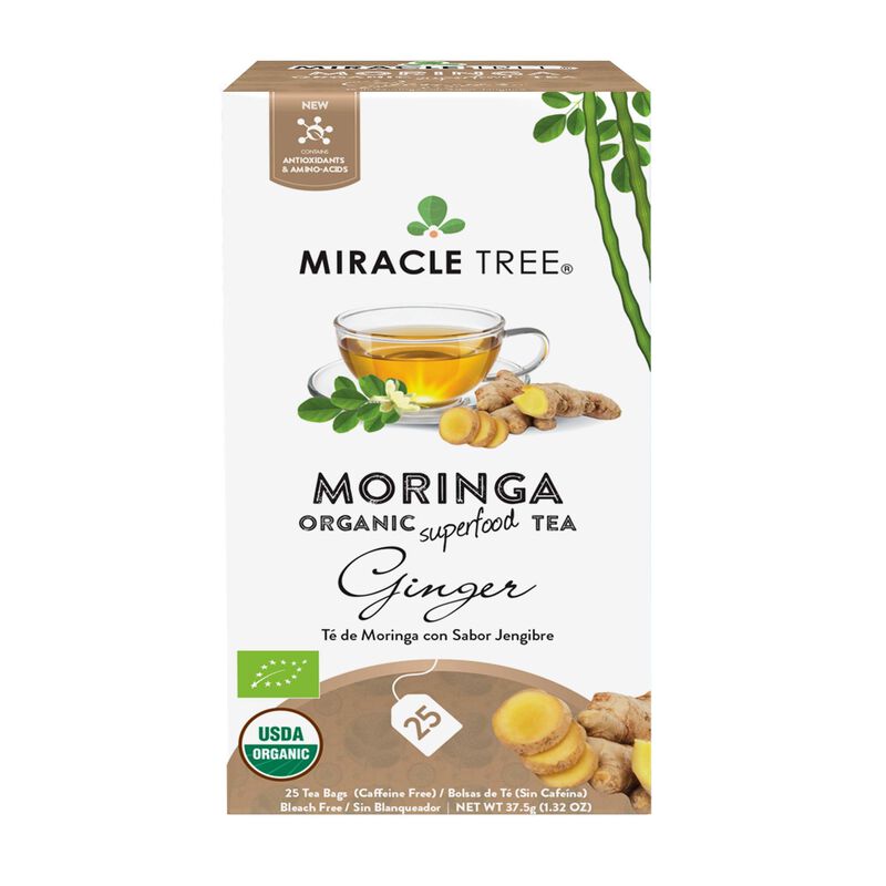 T&eacute; Miracle Tree De Moringa Y Jengibre - 25 Bols... image number null