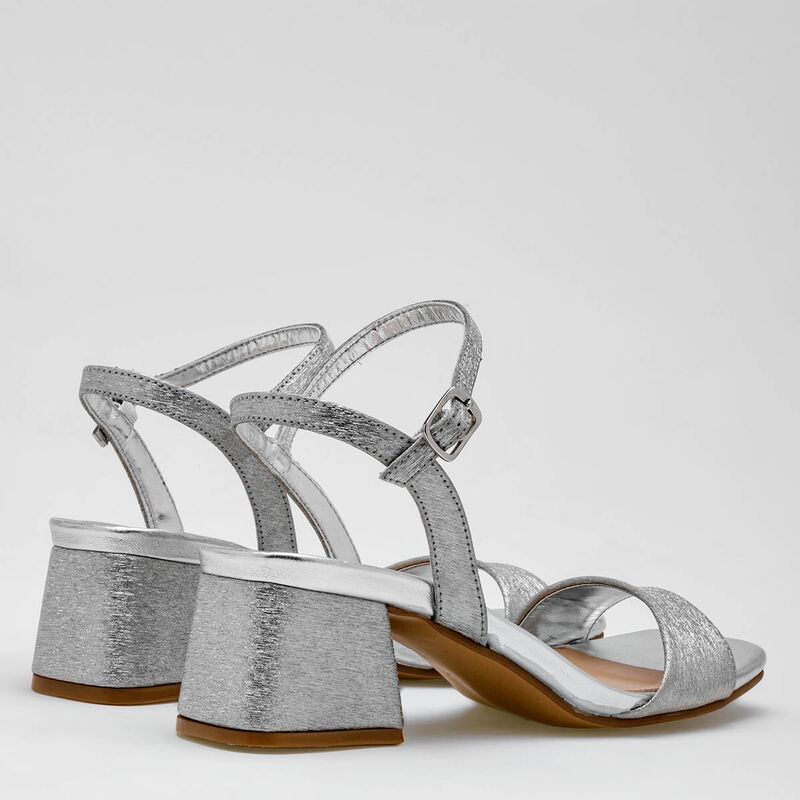 Clasben Zapatillas de fiesta para mujer plata image number null