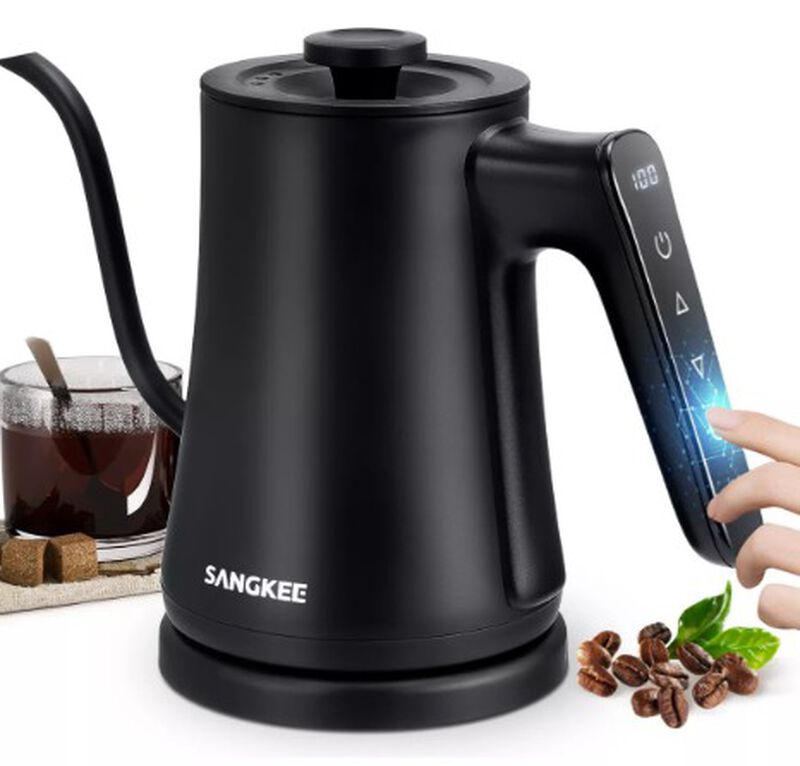 Tetera El&eacute;ctrica Acero Inoxidable Cuello Cisne ... image number null