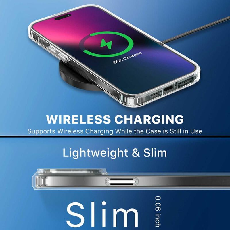 . Funda MYBAT Gummy para iPhone 15 PLUS - Trans... image number null