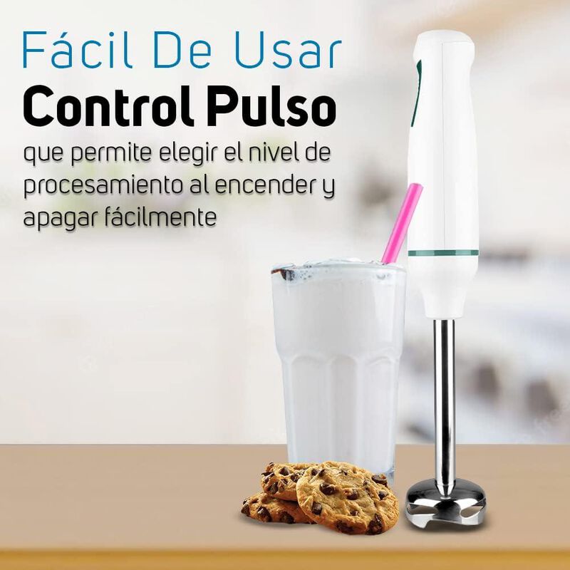 BATIDORA INMERSION TAURUS ROBOT500 INOX BLANCO image number null