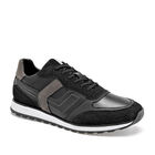 Christian Gallery Tenis urbano para hombre negro gris