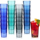 Vaso Reutilizable De Pl&aacute;stico Sieral 300 ml, Pack De 24 Apilables