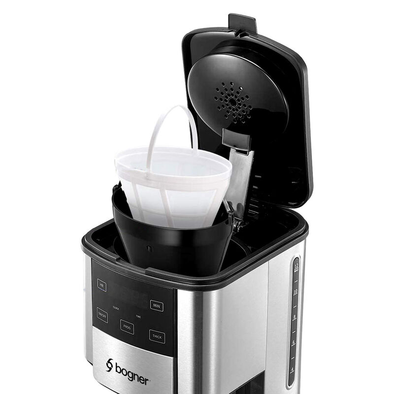 Cafetera Programable De Goteo 12 Tazas Acero In... image number null