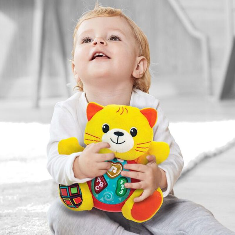 Peluche Para Beb&eacute;s Con Luces Y Sonidos Gatito image number null