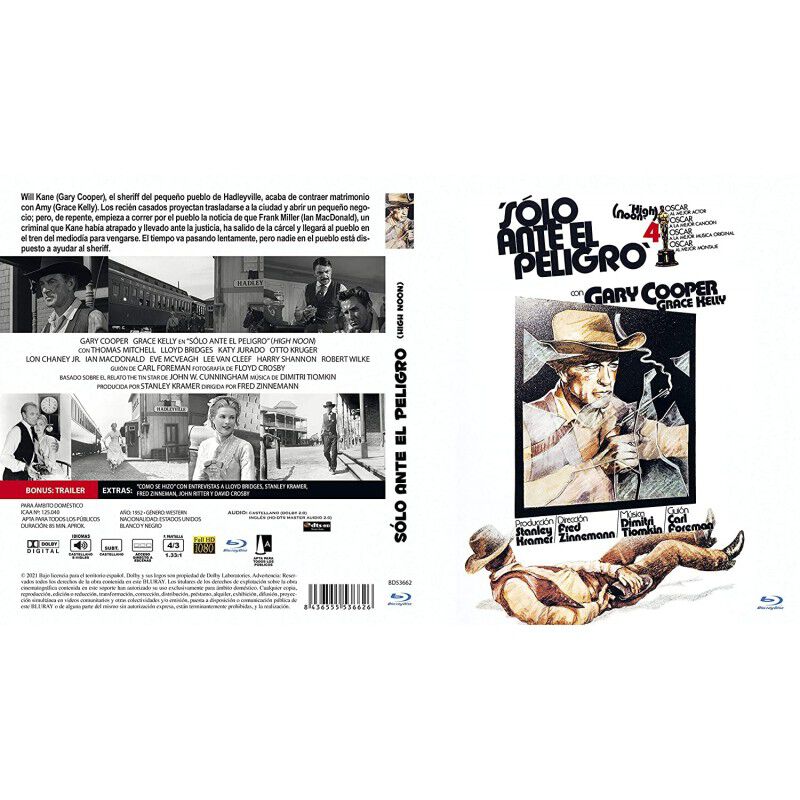 Solo Ante El Peligro Bd 1952 High Noon [blu-ray... image number null