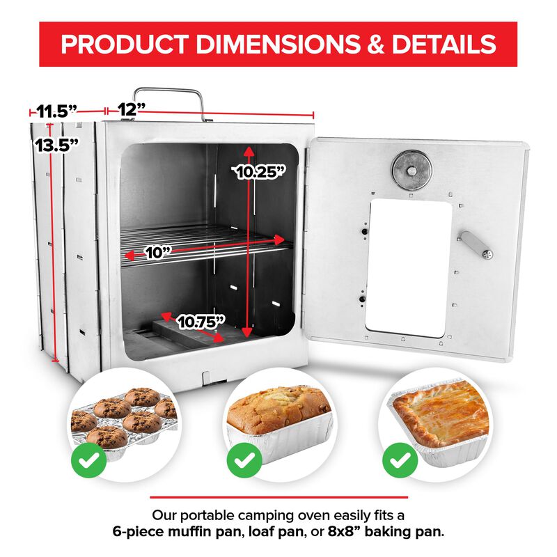 Horno De Camping Modern Innovations Plegable Po... image number null