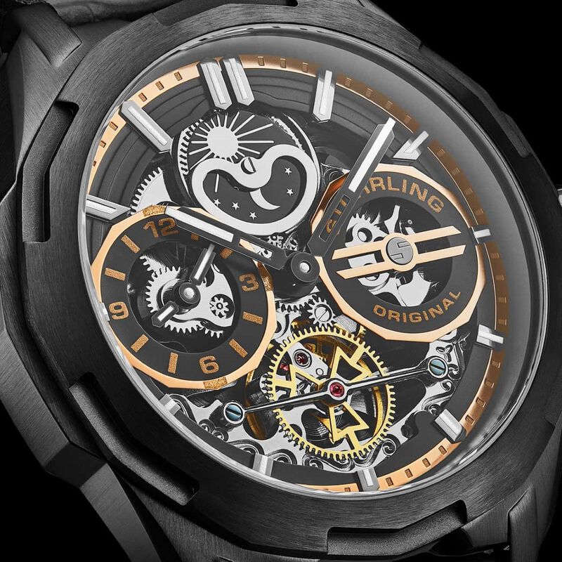 Reloj Stuhrling para hombre 1012.04 autom&aacute;tico ... image number null