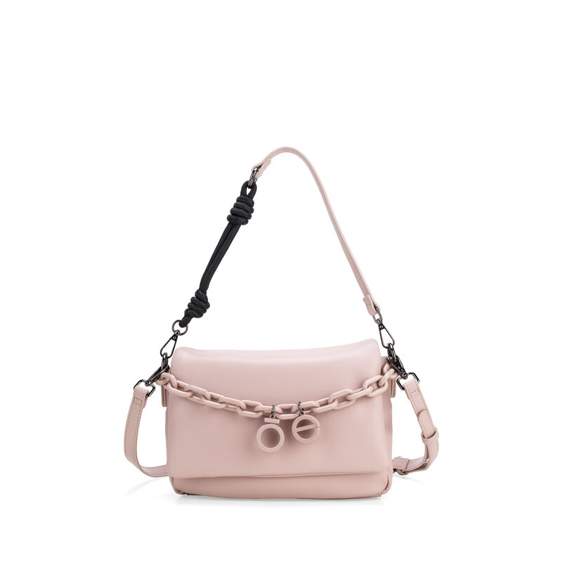 Bolsa Crossbody Chica Con Cadena Acr&iacute;lica Color... image number null