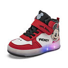 Tropicana Tenis Mickey Mouse Con Luces  Para Beb&eacute; Blanco Rojo Negro Cod 128922-b